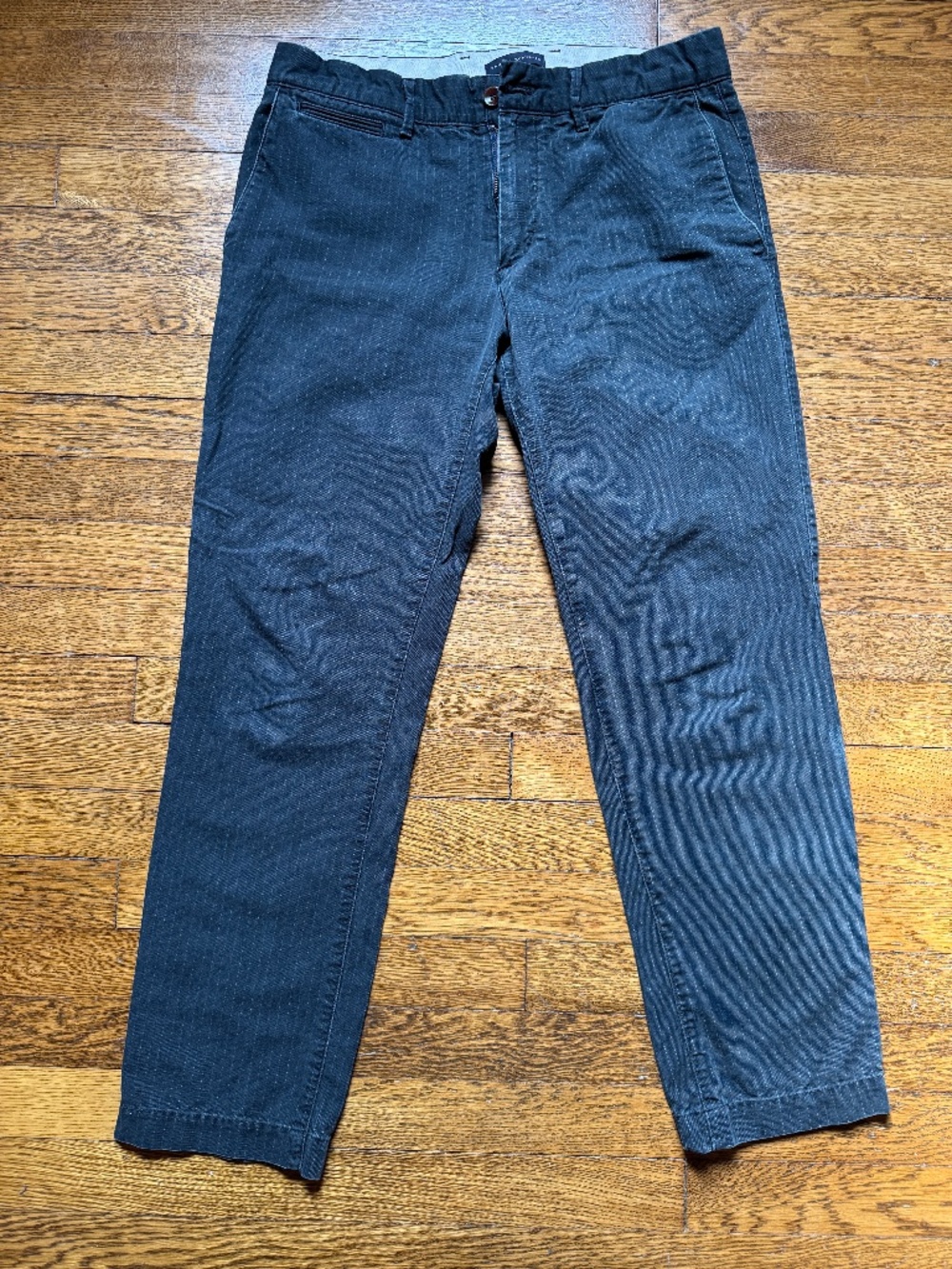 Banana Republic Striped Cotton Twill Pants 31x30